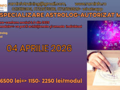 Curs specializare astrolog autorizat MMSS- 300 ore